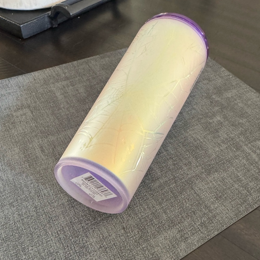 Starbucks new Halloween 2021Purple Frosted spiderweb - Picture 2 of 3